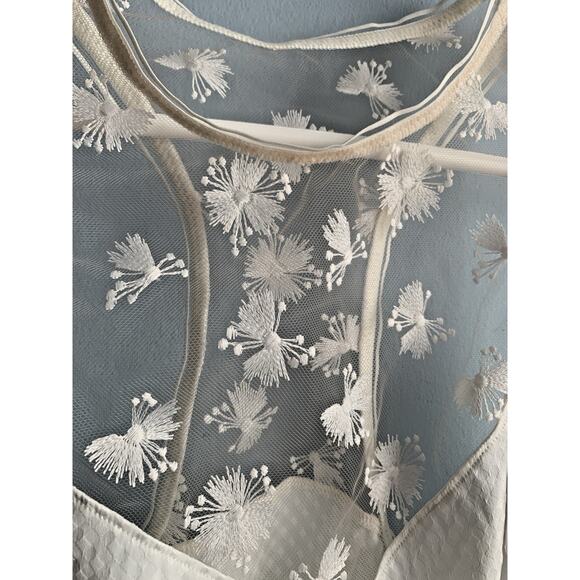 Simone Perele Women's Size 2 FR Augustine Ivory Lacey Top Racer Back Lingerie - Picture 6 of 12